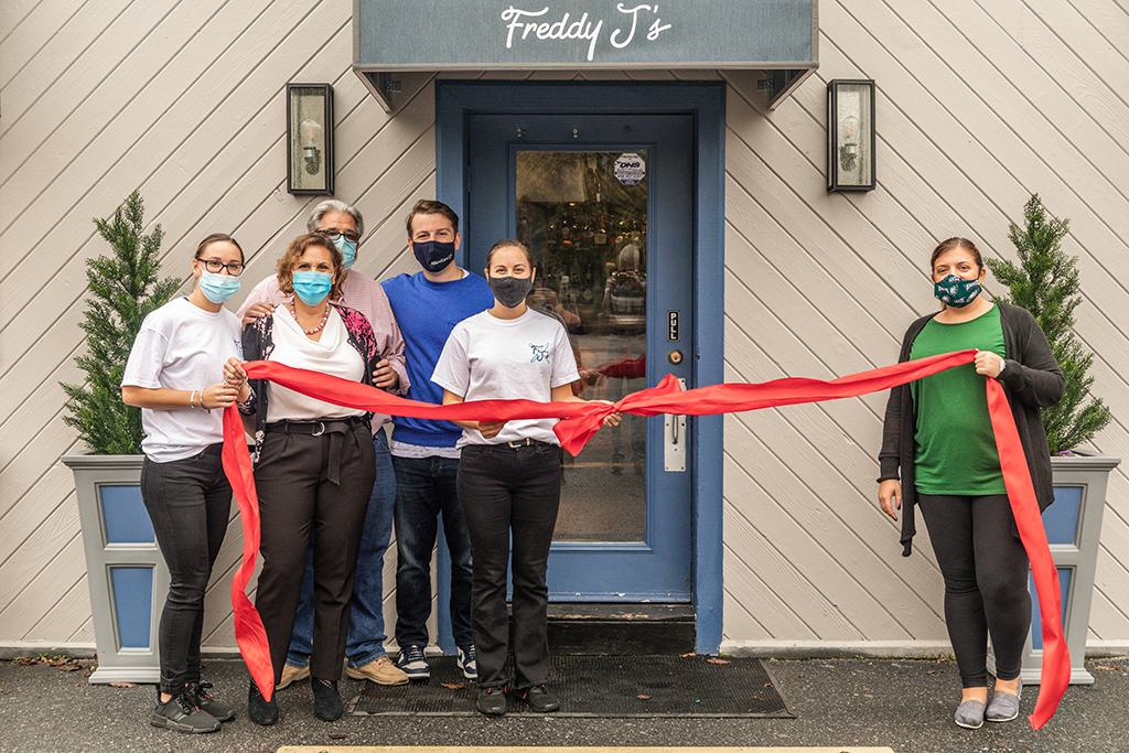 The Ribbon Cutting Ceremony of Freddy J's Bar & Kitchen in Mays Landing, NJ